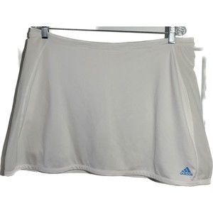 Adidas White Tennis Golf Athletic Pull On Skort Size XL Skirt Retail: $75